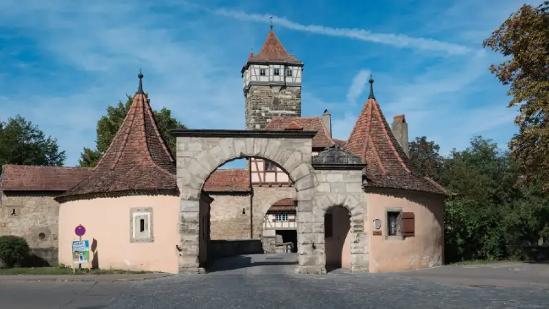 Mittelalterliche Stadt Rothenburg ob der Tauber