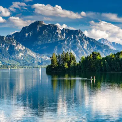 Alpenpanorama bei Füssen